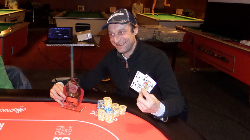Patrick Evers wint ook derde voorronde Alkmaarse Pokercompetitie