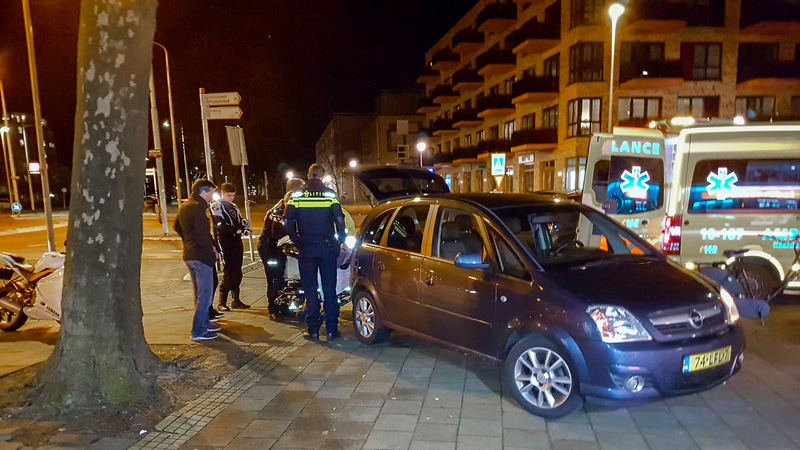 Fietser raakt gewond bij valpartij