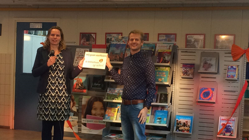Feestelijke opening Bibliotheek op School op Kardinaal de Jongschool