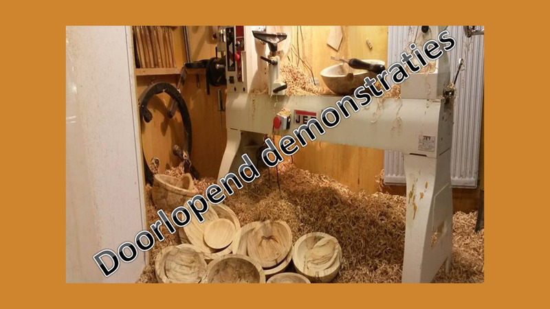 Demodag Houtdraaivereniging Radius Noord-Holland Noord