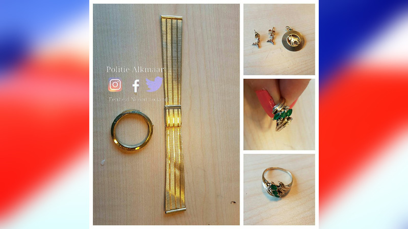 Politie zoekt eigenaren van aangetroffen sieraden