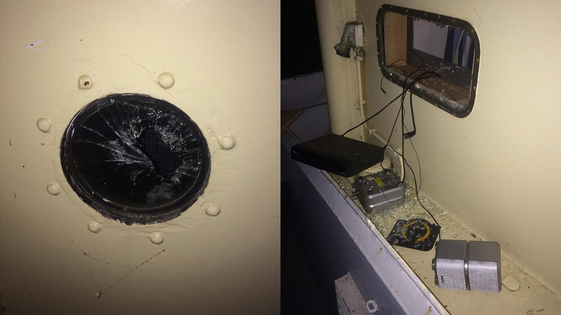 Schip van Zeekadetkorps Heerhugowaard vernield