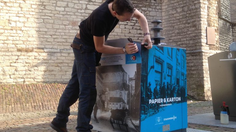 ‘Proef met bestickerde afvalcontainers geslaagd’