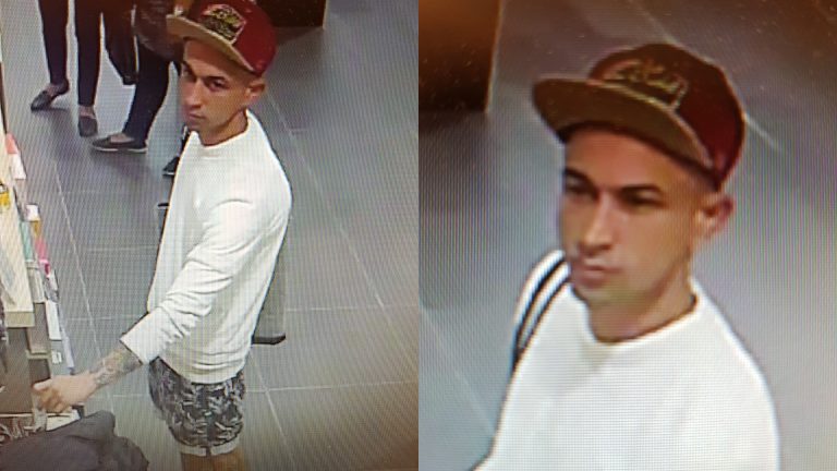 Getuigenoproep diefstal bij parfumerie Middenwaard in juli 2017