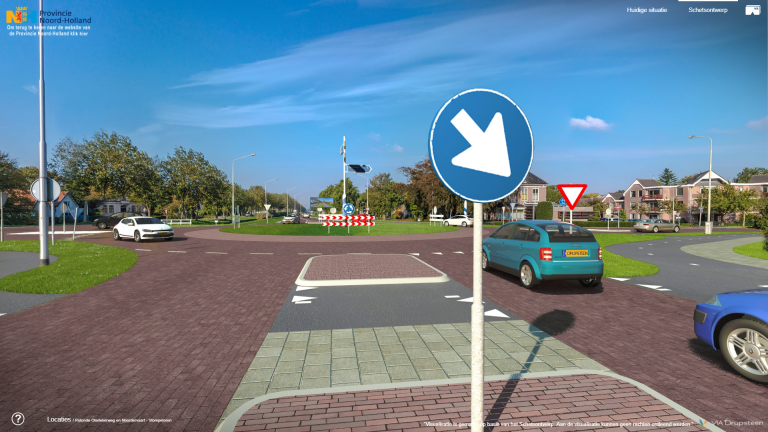 Provincie: werkzaamheden N243 pas na voltooiing werk Leeghwaterbrug