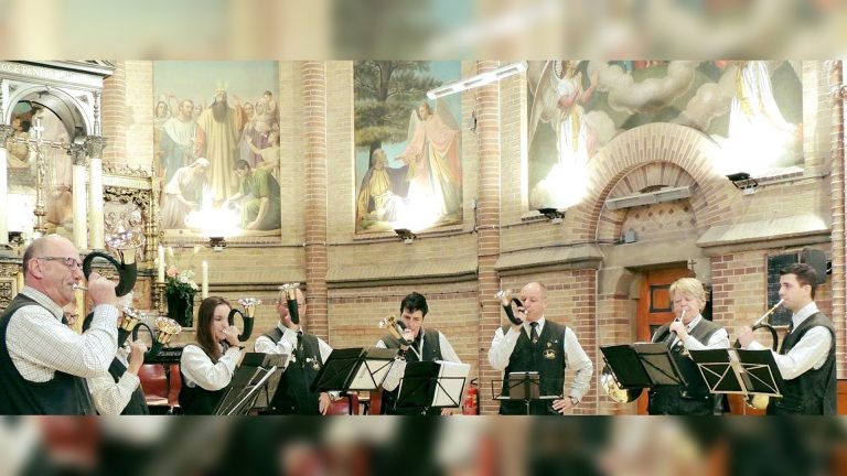 Concert van twee jachthoorngroepen in O.L. Vrouwgeboorte te Schermerhorn ?