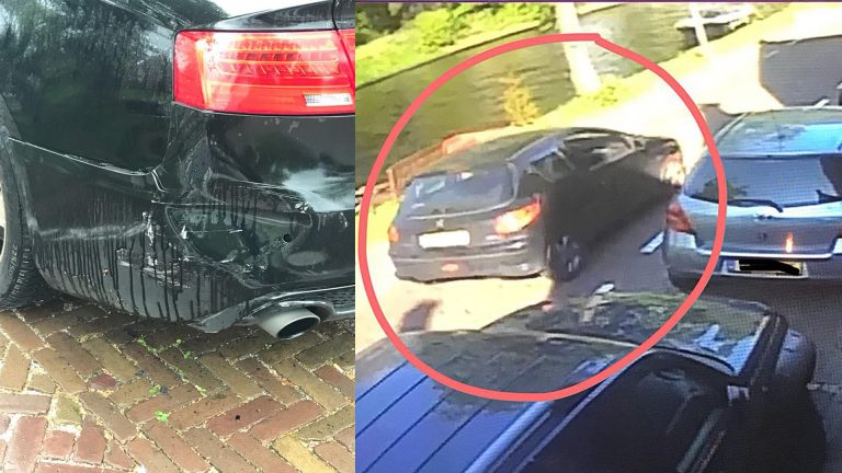 Gedupeerde van aanrijding Nieuwlandersingel vraagt doorrijder zich te melden