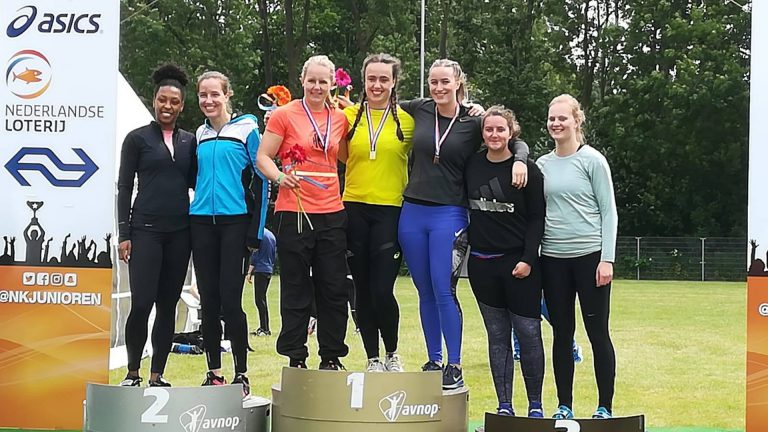 Zilver en drie keer brons voor Hera-atleten op NK junioren