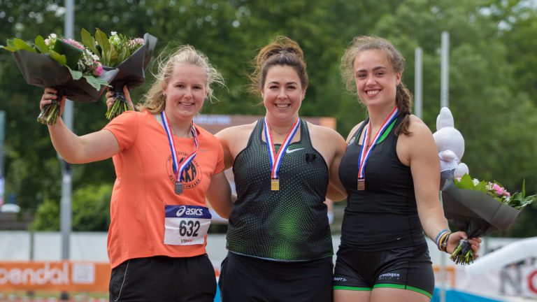 Zilver voor kogelstootster Jessica Schilder op NK