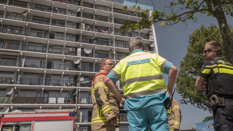 Brand in keuken flatwoning Melis Stokelaan
