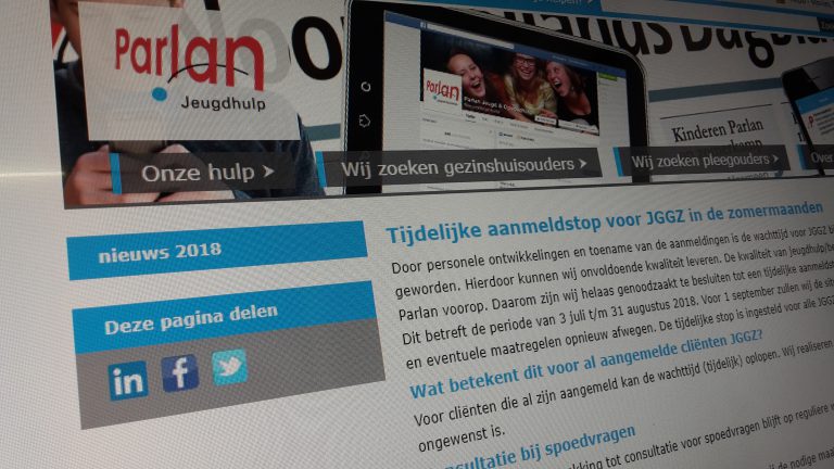 Overbelast Parlan voert aanmeldstop in voor psychische jeugdhulp
