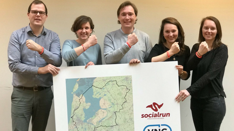 Meer dan 1000 lopers langs Alkmaar en Heerhugowaard tijdens Socialrun