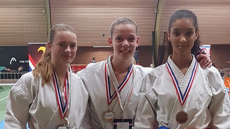 Twee podia voor karateka’s Funakoshi bij internationale seizoensstart