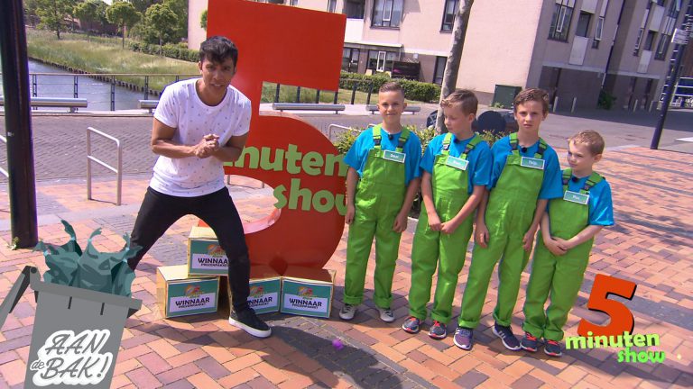 Waardse kinderen aan de bak in de Hou ’t Schoon 5 minuten-show