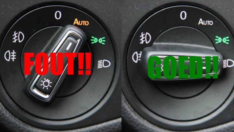 Bestuurders vergeten dimlicht aan te doen in donker en tijdens mist