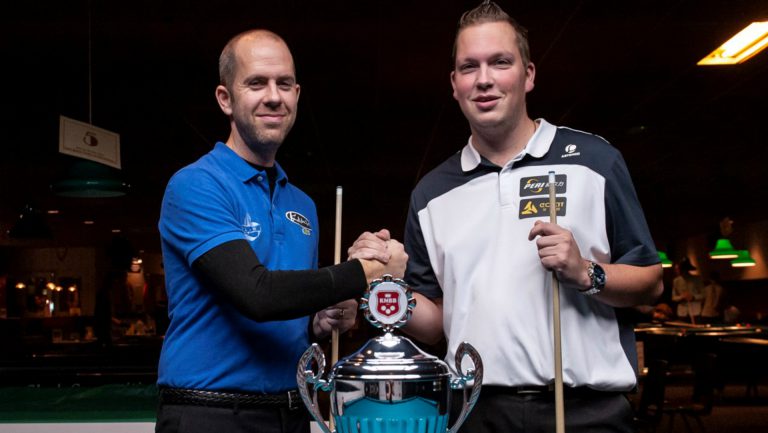 Zaandammer Nick van den Berg wint NK Pool 2018 in Alkmaar