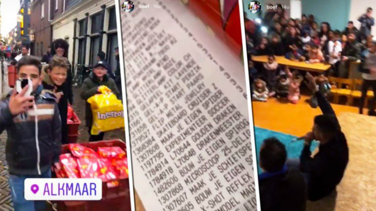 Rapper Boef geeft honderden cadeaus aan asielkinderen: “Iedereen in Alkmaar helpt mee”