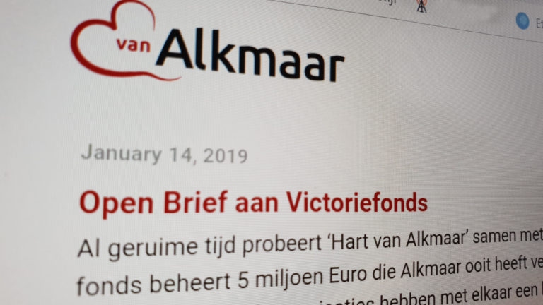 Voorzitter Victoriefonds: “Iedereen kan bij ons meekijken als hij dat wil”