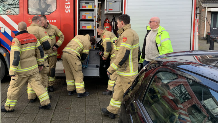 Beknelde kleuter bevrijd uit stoel