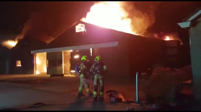 Asbest vrij bij schuurbrand, gezondheidsrisico ‘verwaarloosbaar’