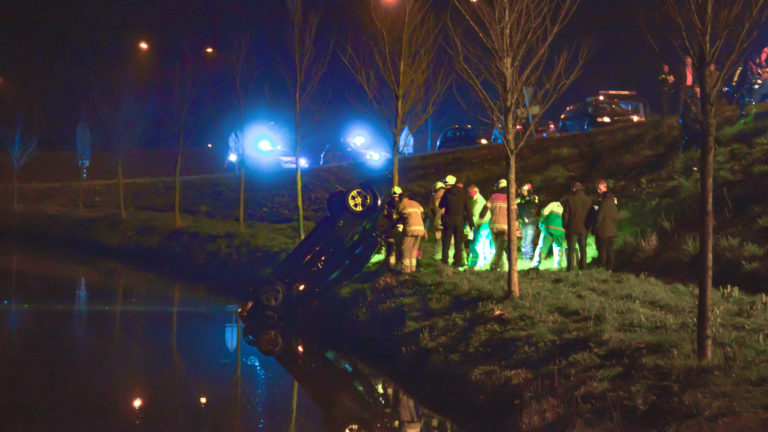 Jonge snelheidsduivel belandt in sloot bij Westtangent