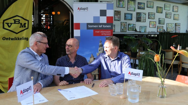 VBM Ontwikkeling nieuwe hoofdsponsor erfgoedstichting Adapt