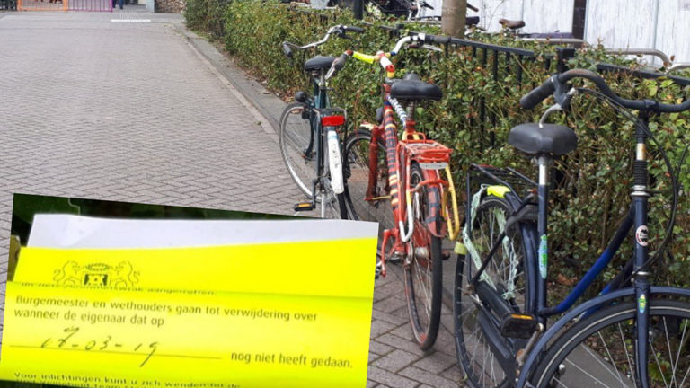 Zwerffietsen verwijderd, nieuw opgedoken oude fietsen gelabeld