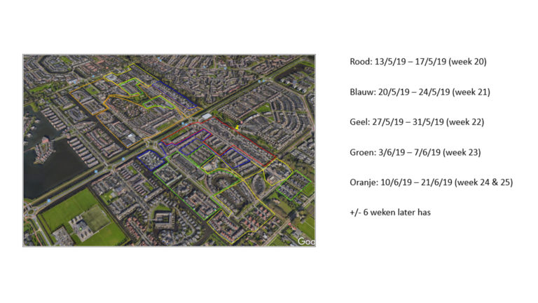 Start aanleg glasvezelnetwerk in Huygenhoek en Zuidwijk op 13 mei
