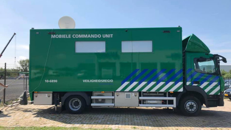 Nieuw mobiel hoofdkwartier voor hulpdiensten