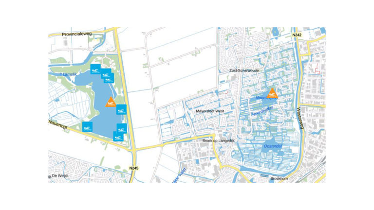 Blauwalg gevonden in Noorderplas en Zwembaai 4 van Geestmerambacht