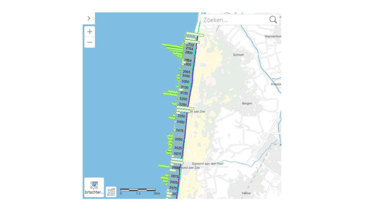 ‘Sleephopperzuigers’ creëren nieuwe zandbank voor strand Egmond en Bergen
