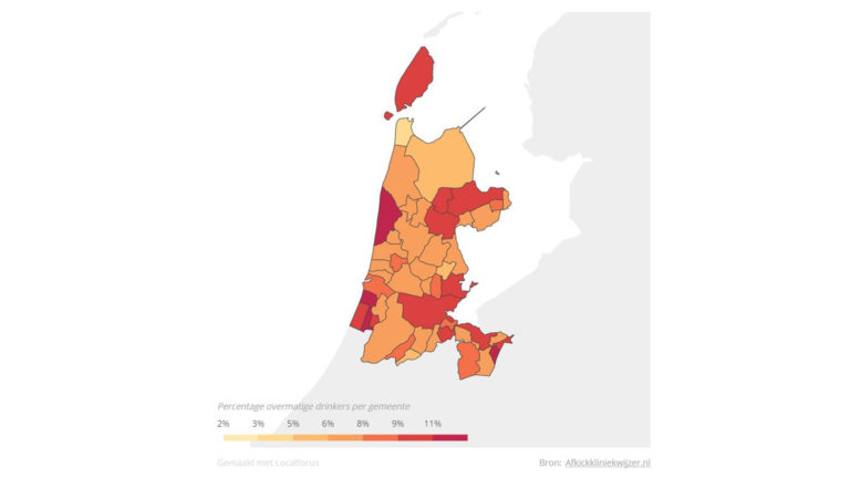 Heerhugowaard scoort in provincie laag met overmatig alcoholgebruik