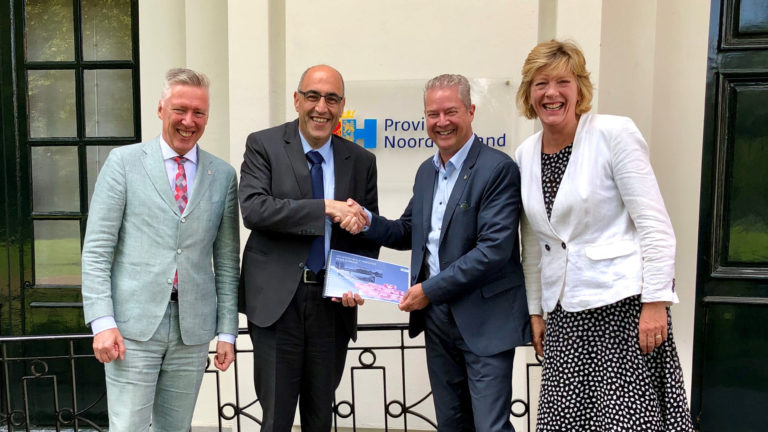 Regio Alkmaar presenteert Ontwikkelbeeld Mobiliteit aan gedeputeerde Tekin