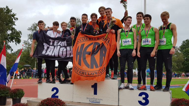 Hera B-jongens veroveren brons en twee goud op NK Estafettes