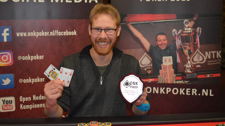 Rob Kuin wint in Concordia pokerkampioenschap van Noord-Scharwoude