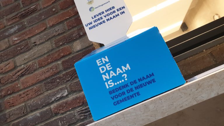 Al ruim meer dan 1.000 inzendingen voor nieuwe naam fusiegemeente