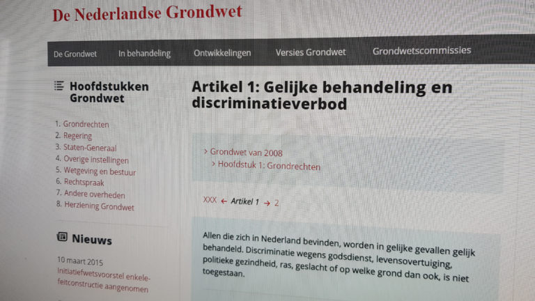 Gemeentebestuur spreekt zich nadrukkelijk uit tegen discriminatie en intolerantie