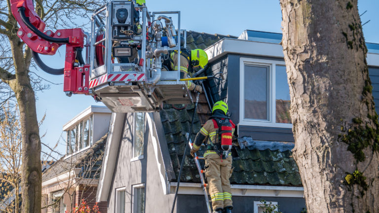 Brand tijdens het klussen in huis aan Bovenweg te Sint Pancras
