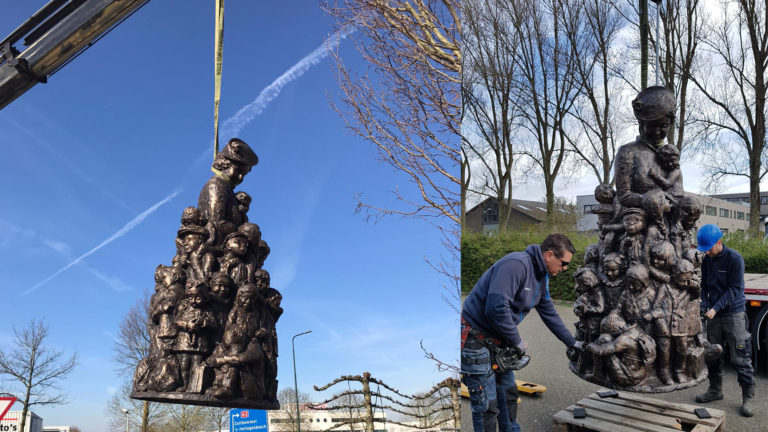 Standbeeld Truus Wijsmuller vanaf 1 juli op Gewelfde Stenenbrug te bewonderen π