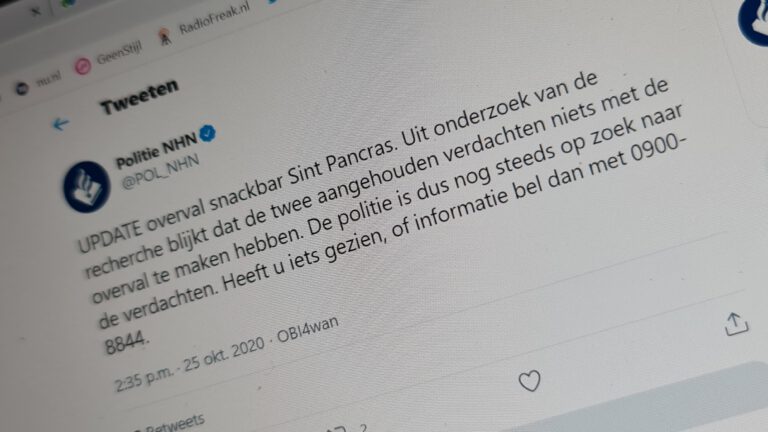 Aangehouden 15-jarige Alkmaarders blijken niets met overval Sint Pancras te maken te hebben