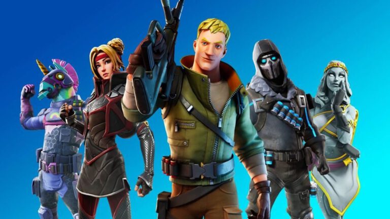 Fortnite als sportgame voor ravottende kinderen in de bossen van Bergen π