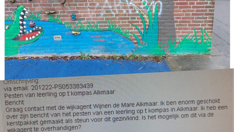 Bewoners van De Mare komen in actie voor getreiterde leerling ’t Kompas