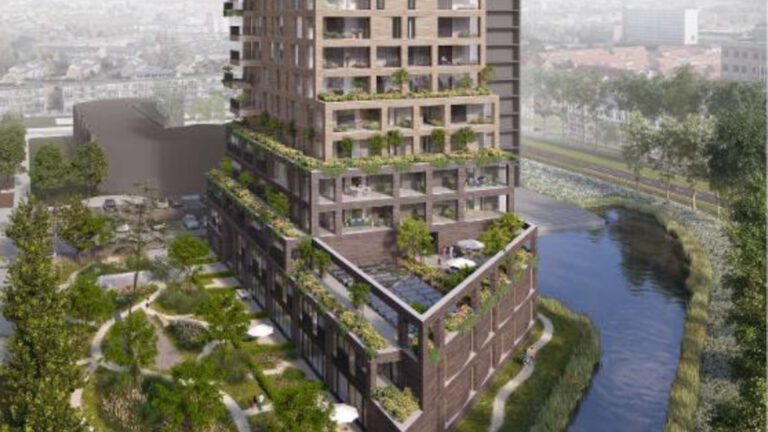 Twee bouwers van hoogbouw bij Kooimeerplein zijn niet blij met elkaar: “Schuif jij maar op”