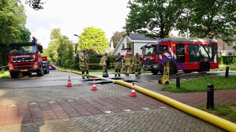 Brandweer Bergen nog steeds druk met wateroverlast en ondergelopen kelders