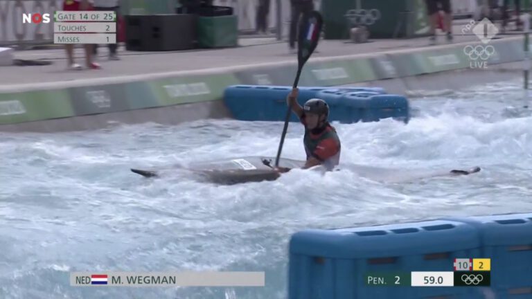 Schoorlse Martina Wegman naar halve finale kanoslalom in Tokio