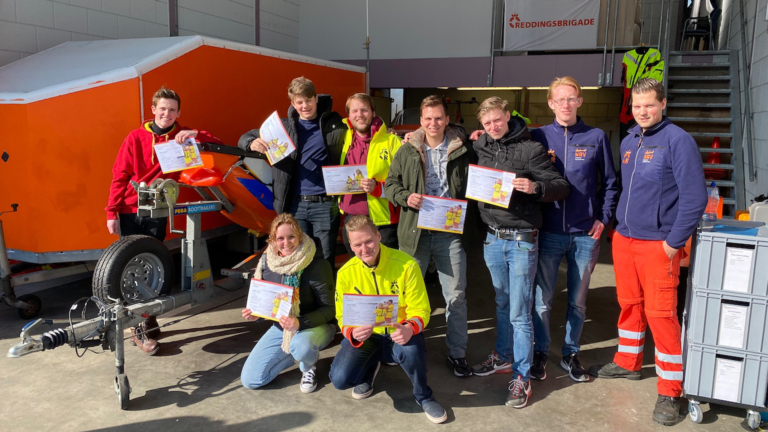 Diploma’s voor zeven nieuwe lifeguards