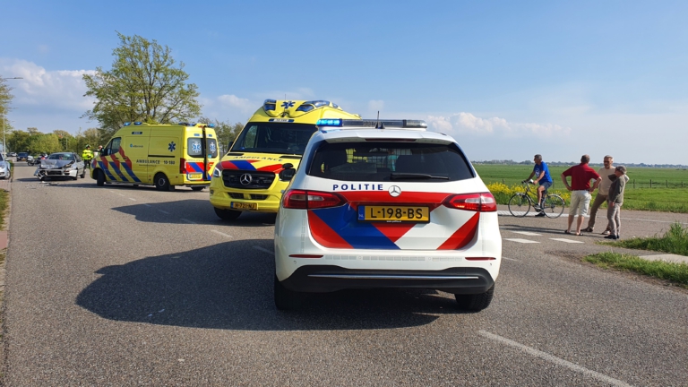 Automobilist raakt gewond na aanrijding op Kanaalweg Heiloo