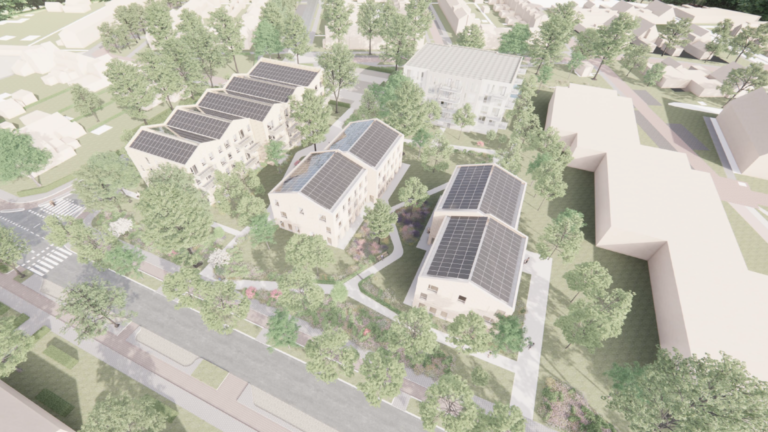 Huurwoningen en zorgstudio’s op voormalig terrein Hugo Oord