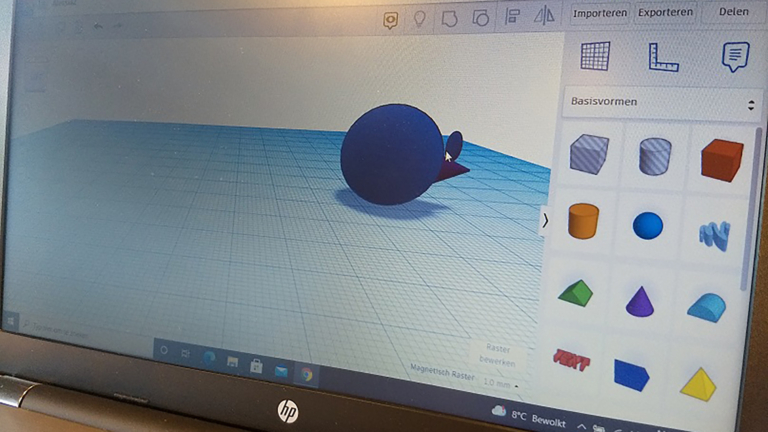 Workshop 3D ontwerpen in bibliotheek Heerhugowaard ๐