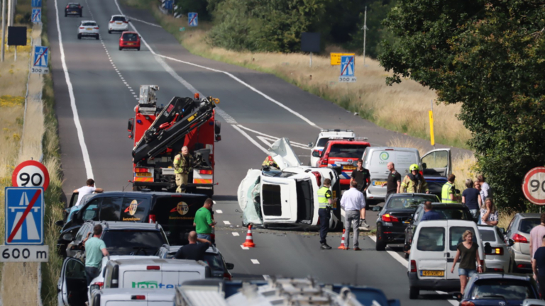 Alkmaarder betrokken bij ernstig ongeval op A30 bij Barneveld